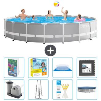 Intex Piscina Prism Frame Redonda - 610x132 Cm - 9-piezas S607