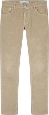 Jacob Cohen Nick Slim-fit Broek - Heren - Slim Fit Broeken - Beige - W33 - Katoen - Broeken