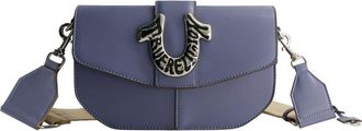 True Religion Shoulder Bag with Signature Logo Accent in Blue at Nordstrom