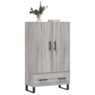 Berkfield Home Highboard Grey Sonoma 69.5x31x115 cm Engineered Wood