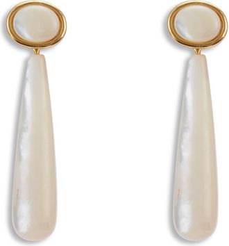 Lelet NY Akaia Mother-of-Pearl Drop Earrings in Mother Of Pearl at Nordstrom