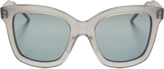 Thom Browne Occhiali da sole a farfalla - Grigio