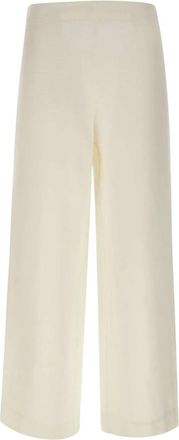 Jcsophie Latoya Linnen Broek - Dames - Straight fit broeken - Wit - 2XL - Linnen - Broeken