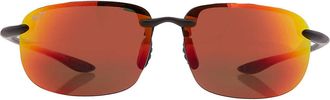 Maui Jim Hookipa XLarge Hawaii Lavs Rectangular Mens Sunglasses RM456-02A 67
