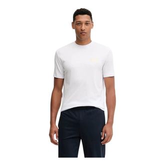 Emporio Armani Bedrukte T-shirt - Heren - T-shirts - Wit - S - Tops