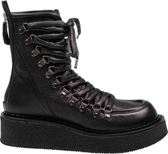 AGL Linfa Dromo Ankle Boot in Black Leather