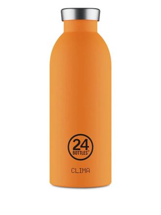 24 Bottles Clima bottle (500mL) - unisex - Silicone/stainless steel - One Size - Orange