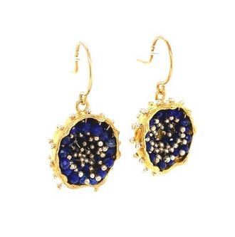 Esin Akan Dance of Stamens Medium Earring, Gold Plated Earring with Lapis Lazuli at Nordstrom