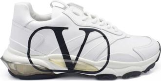 Valentino Garavani Bounce Sneakers - Heren - Sneakers - Wit - 43 EU - Leer - Schoenen