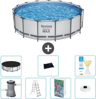 Bestway Piscina Bestway Steel Pro Max Redonda - 488x122 Cm - 8-piezas S598
