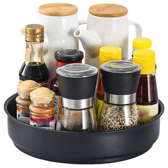 OEM Estante De Cocina De Acero Inoxidable Con Bandeja Giratoria - 31 Cm