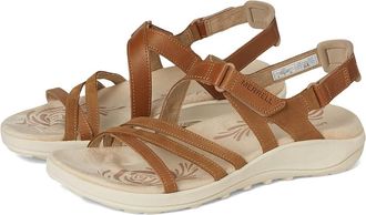Merrell Harbor Backstrap Womens Sandals Hazel : 7 M, Leather
