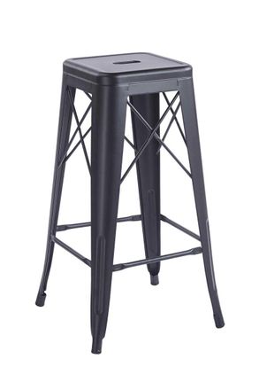 Regalos Miguel Taburetes Altos - Taburete Valix 76 Cm - Negro