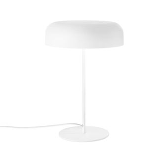 Luce-Ambiente-Design L&aacute;mpara de mesa de metal blanco 45x30 cm