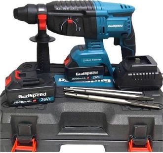 Trade Shop Trade Shop - Tassellatore A Batteria 2 Batterie Martello Demolitore Percussione Trapano Sds