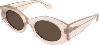 Alaia AA0080S 007 Womens Sunglasses Brown Size 52