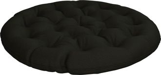 vidaXL Coj&iacute;n Para Silla Papasan Vianen 100% Poli&eacute;ster Negro Vidaxl