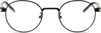 Saint Laurent Eyewear Occhiali tondi - Nero