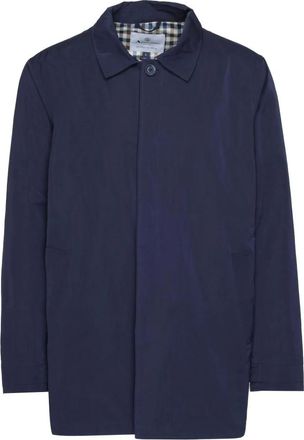 Aquascutum Lente/Zomer Heren Parka - Heren - Jassen - Blauw - Maat: 2XL Nylon