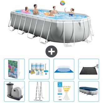 Intex Piscina Prism Frame Oval - 610x305x122 Cm - 9-piezas S632