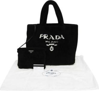 Prada Pre-owned Vintage Tote Bag - Dames - Vintage Shopper - Zwart - ONE Size - Vintage