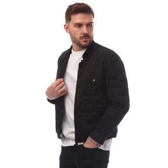 C.P. Company Mens Chrome-R Utility Overshirt in Black - Size X-Large