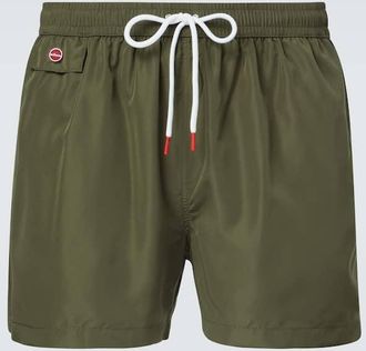 Kiton Logo swim trunks