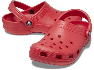 Crocs Classic Clog Clog Shoes Varsity Red : Mens 10 - Womens 12 Medium, EVA
