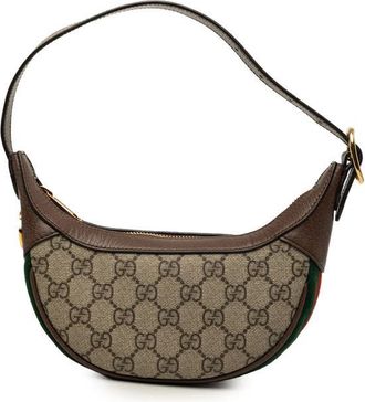 Gucci Pre-owned Gucci Mini GG Supreme Web Ophidia Shoulder Bag Ladies SAZ96YGYBMCY64C3