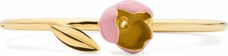 Kate Spade New York golden bloom flower bangle bracelet in Pink. at Nordstrom