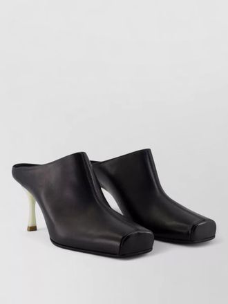 Maison Margiela leather mules sandals square toe stiletto
