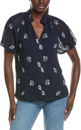 CeCe by Cynthia Steffe Cece Embroidered Raglan Top