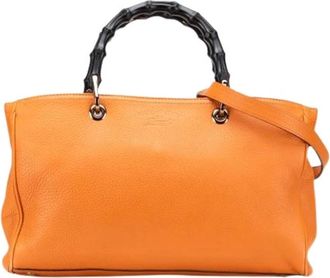 Gucci Pre-owned Handbags, female, Orange, Size: ONE SIZE Pre-owned Vintage Handbag