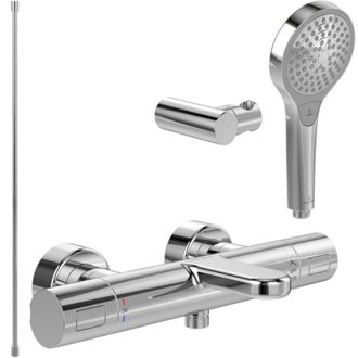 Villeroy & Boch Villeroy&boch - Pack Mezclador Termost&aacute;tico De Ba&ntilde;era Villeroy Et Boch Universal Grifer&iacute;a Redondo Cromo Con Set