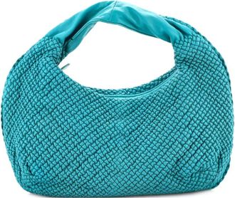Bottega Veneta Belly Mini Ponza Leather Large hobo bag - Groen
