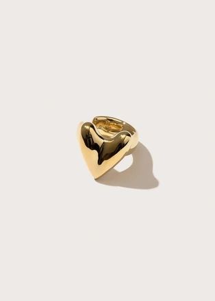 Otiumberg Roscida Heart Ear Cuff in Yellow Toned Gold at Nordstrom
