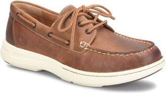 B&oslash;rn Mariner 3-Eye Boat Shoe in Tan F/G at Nordstrom, Size 9.5