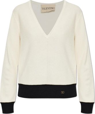 Valentino Garavani Mujer, Jerseys, Beige, Talla: L