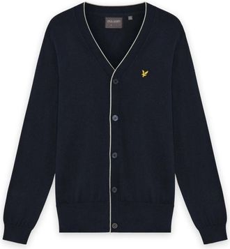 Lyle & Scott Truien & Vesten, Heren, Blauw, XL, Wol, Golf Light Weight Cardigan