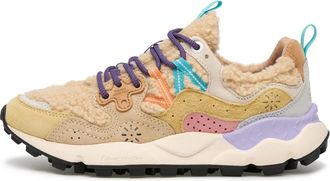 Flower Mountain Yamano 3 - Dames - Sneakers - Beige - 35 EU - Leer - Schoenen