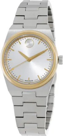 Movado Bold Quest Mini Quartz White Dial Ladies Watch 3601291