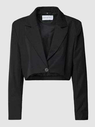 Calvin Klein Jeans Crop Blazer mit Reverskragen, Gr&ouml;&szlig;e XL