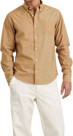 Alex Mill Mill Shirt In Medium Khaki