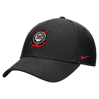 Nike Corinthians Rise Nike Mens Dri-FIT Soccer Adjustable Cap in Black | C16702C107SCCP-BLK