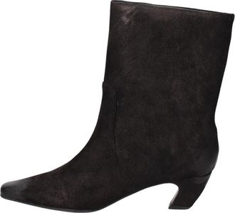 Marc Ellis Ardenza Plus Hoge Laars - Dames - Laarzen met Hak - Zwart - 41 EU - Leer - Schoenen