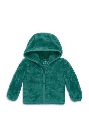 primary Baby Teddy Fleece Jacket in Sunwashed Teal at Nordstrom, Size 12-18M