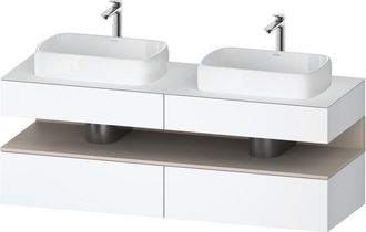 Duravit Qatego Consola Mueble Bajo Lavabo, 2 Extensiones, 2 - Duravit
