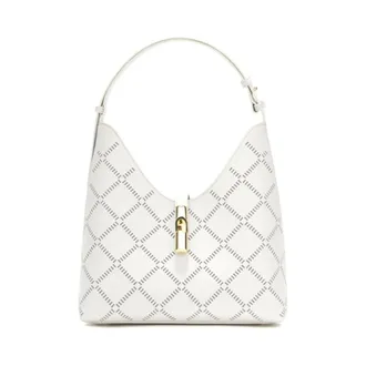 Furla Shoulder Bags, female, White, Size: ONE SIZE Goccia M Hobo