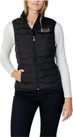 Emporio Armani Zwarte Damesjas - Dames - Bodywarmers - Zwart - 2XL - Jassen