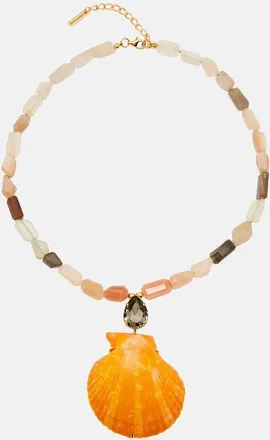 Jennifer Behr Collar con colgante Syrena adornado